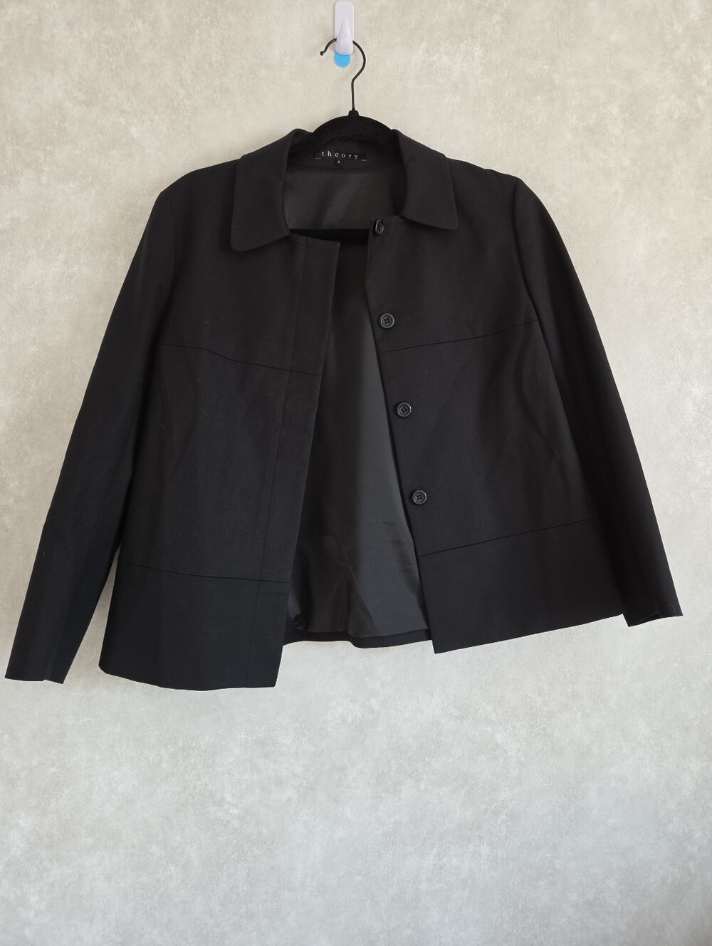 Theory Black Jacket Blazer Size 8